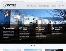 Tablet Screenshot of doylemanufacturing.com